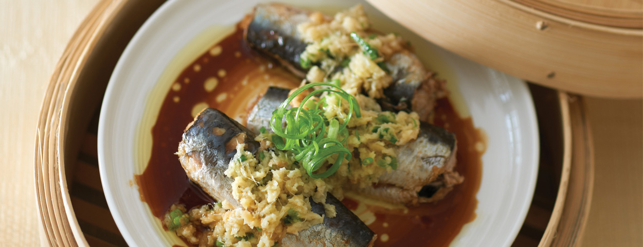 Ginger Steamed Sardines