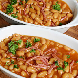 Baked Beans & Beef Bacon