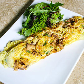 Sardines Tomato Omelette